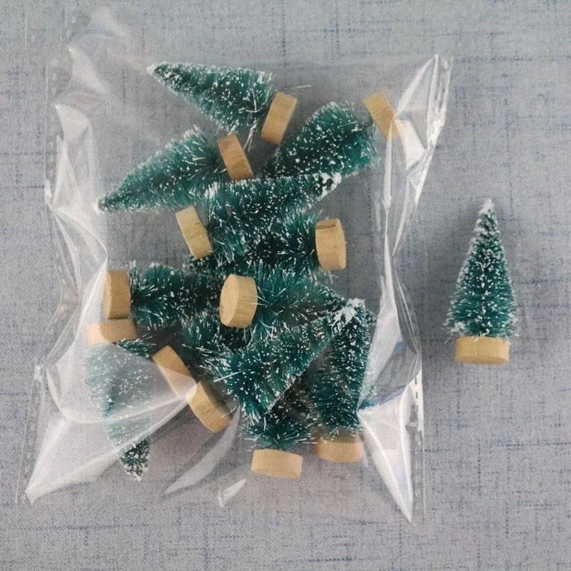 Christmas Church Service Mini Sisal Silk Christmas Tree