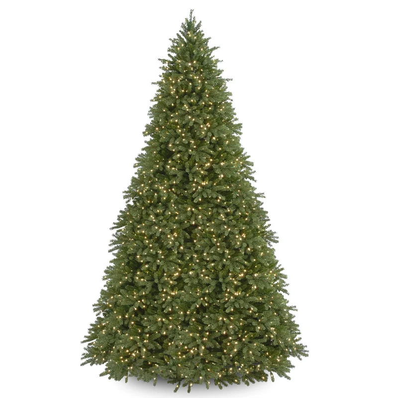 Christmas Gift Wrapping 12ft. Pre-Lit Jersey Fraser Fir Tree with Clear Lights