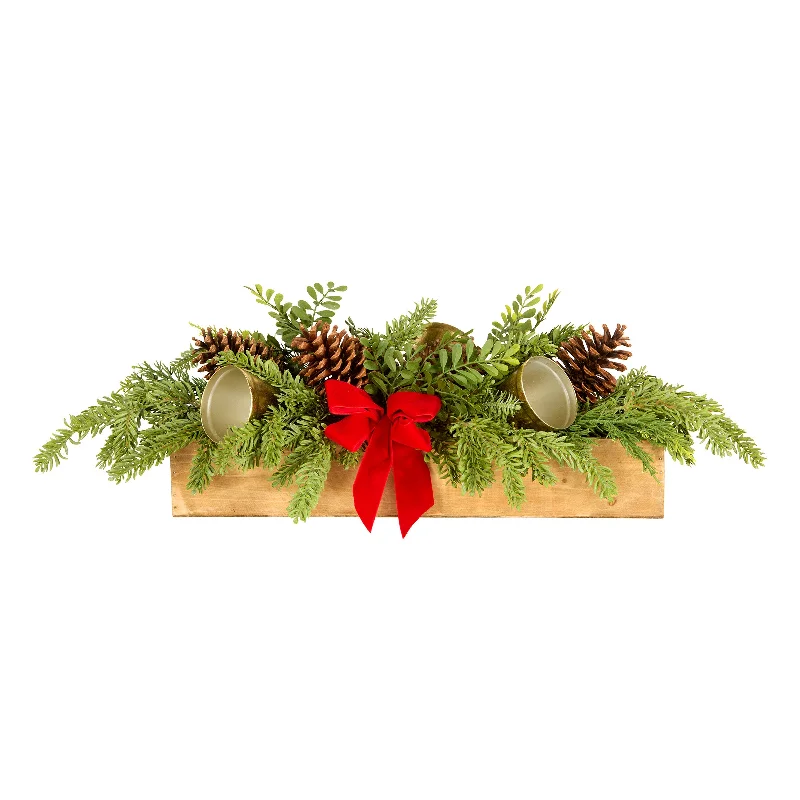 Christmas Baking 27in. Christmas Bells Centerpiece