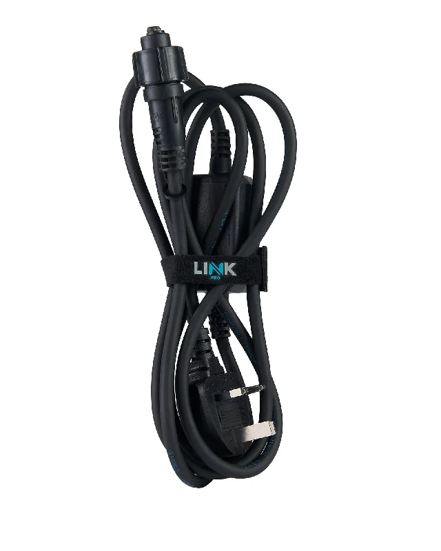 Christmas Snowman LINK PRO 2m Black Starter Cable - Powers up to 12,000 LEDs