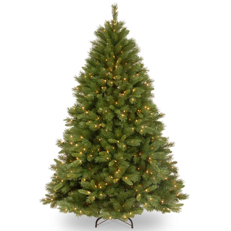 Christmas Candle Holders 4.5 ft. Pre-Lit Winchester Pine Tree with Clear Lights