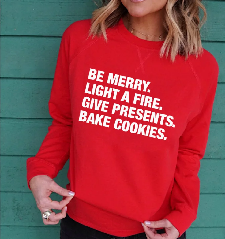 Christmas Mistletoe 4 THINGS® 'Christmas Goals' Lightweight Pullover