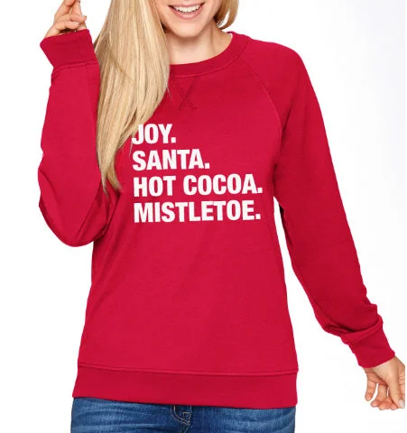 Holiday Treats 4 THINGS® Adult 'Christmas Lover' Lightweight Pullover