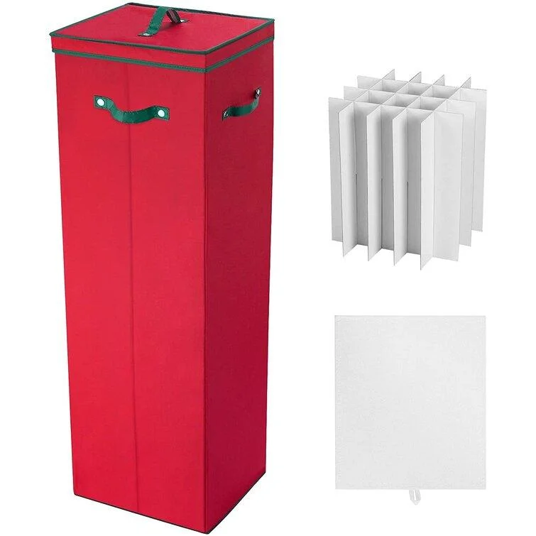 Christmas Pine Tree Red Christmas Items Organizer Bag