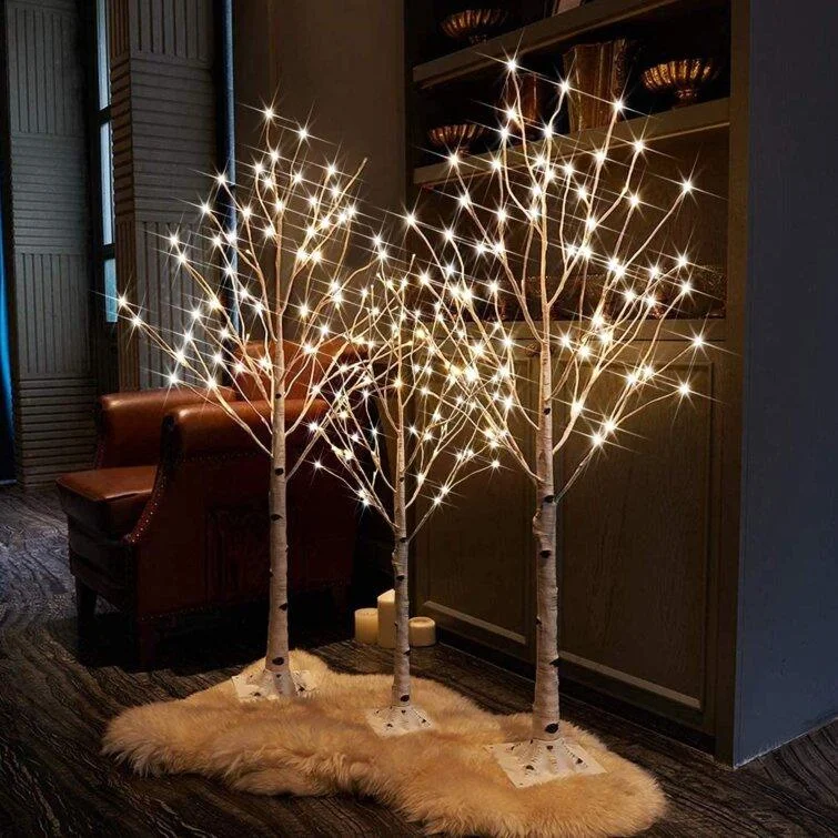 Christmas Eve White Pine Artificial Christmas Tree