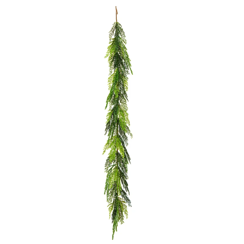 Holiday Cheer 5 ft. Christmas Cottage Garland