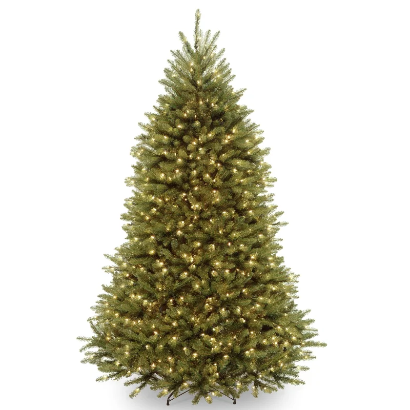 Christmas Centerpiece 7.5 ft. Pre-Lit Dunhill Fir Tree with Clear Lights