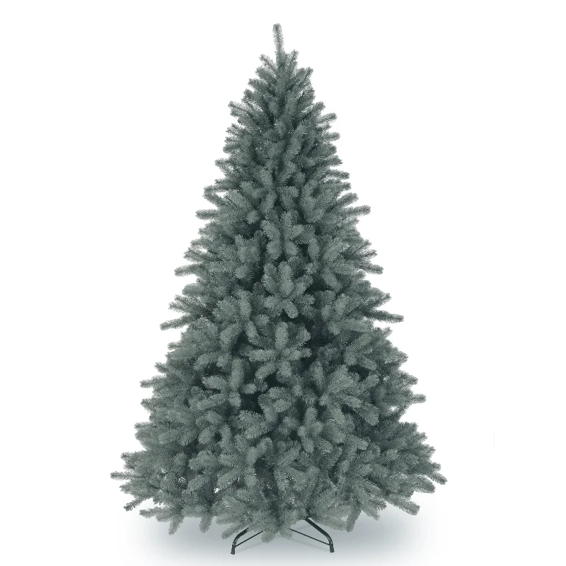 Christmas Wishes 7.5 ft. Lakewood Blue Spruce Hinged Tree