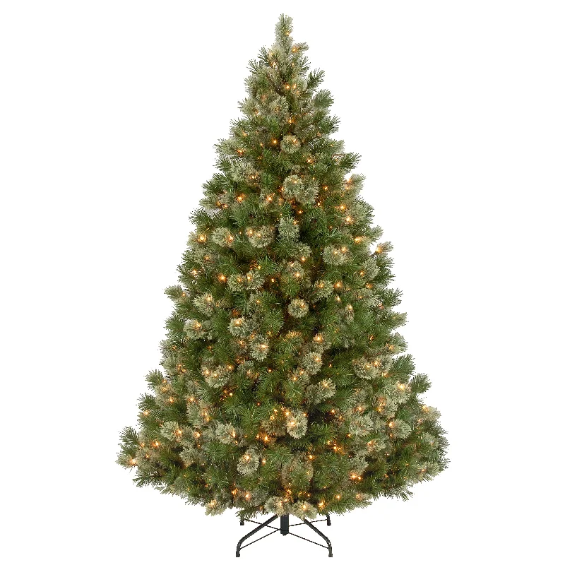 Festive Season 7.5 ft. Pre-Lit Wispy Willow Grande Medium Tree with Clear Lights