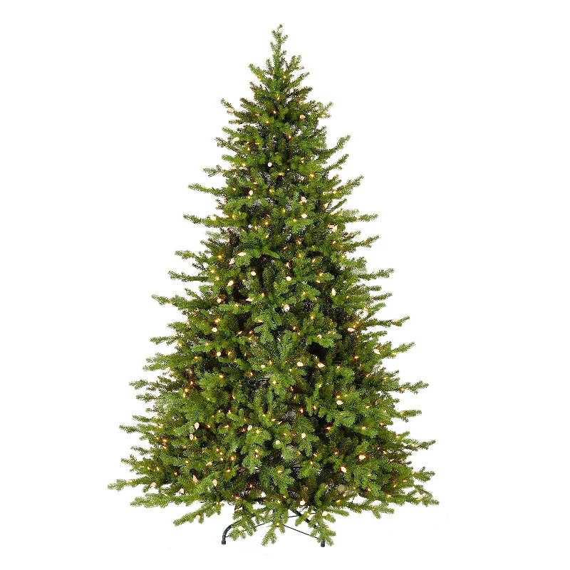 Christmas Holiday Spirit 7.5 ft. Pre-Lit Vienna Fir Tree with Dual Color LED Lights Christmas Holiday Spirit 7.5 ft. Pre-Lit Vienna Fir Tree with Dual Color LED Lights