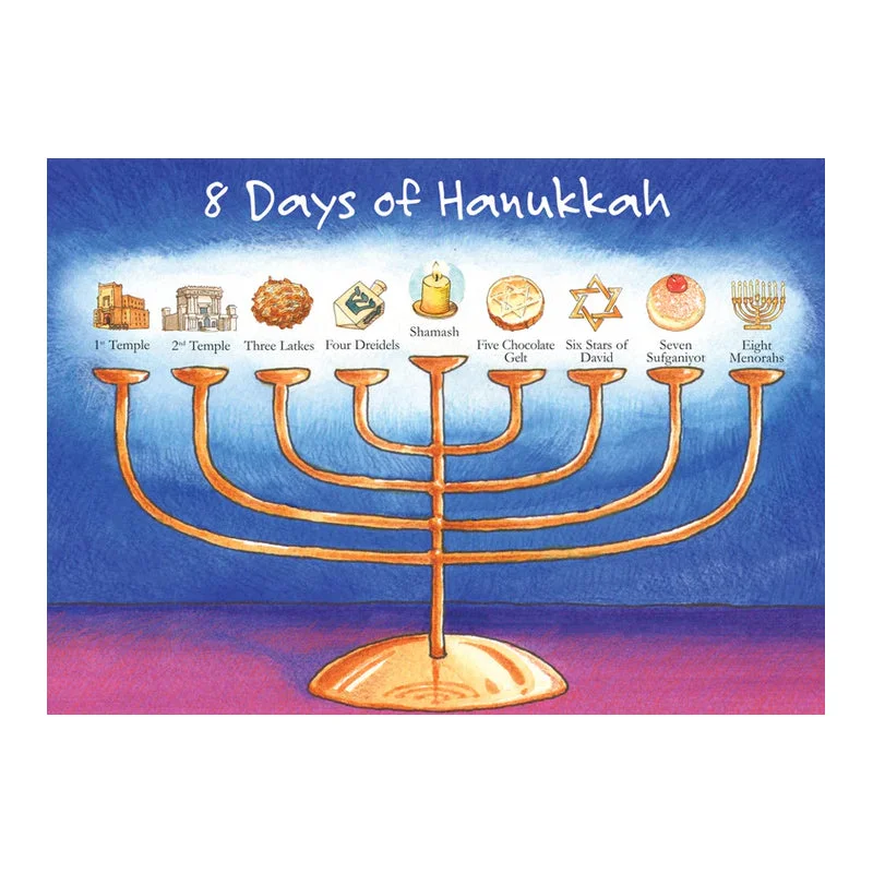 Holiday Cheer 8 Days of Hanukkah Boxed Holiday Cards