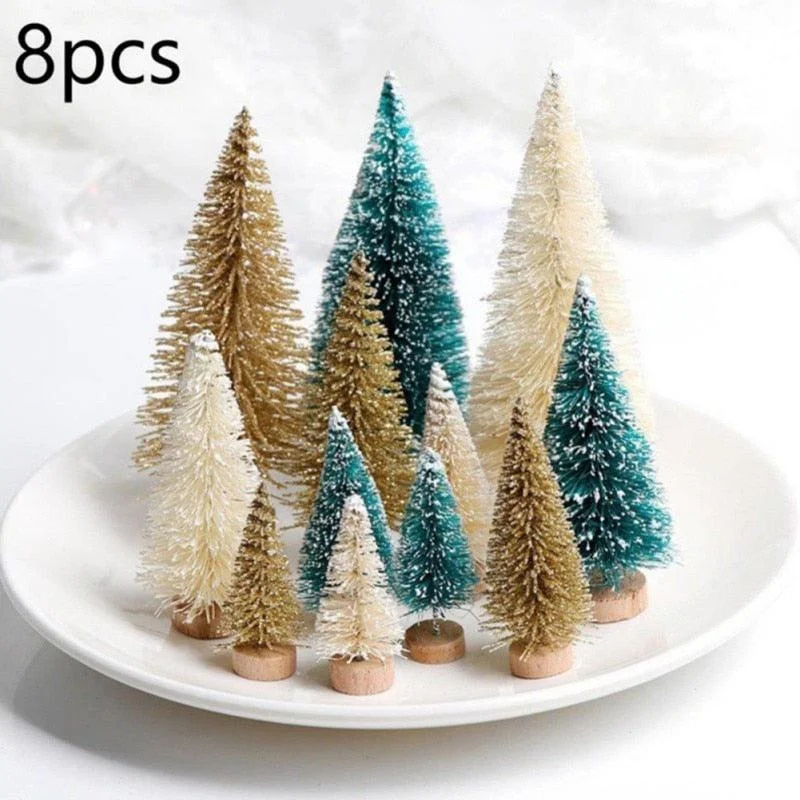 Christmas Jolly Time Decorative Small Christmas Tree Set