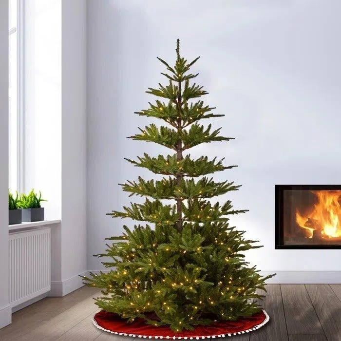 Christmas Snow Globe 7.5' Lighted Artificial Fir Christmas Tree – 450 Warm White Lights, 2282 Tips Christmas Snow Globe 7.5' Lighted Artificial Fir Christmas Tree – 450 Warm White Lights, 2282 Tips