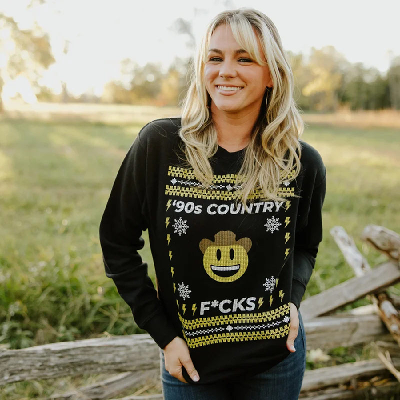 Christmas Candy Canes '90s Country F*CKS Ugly Christmas Sweater