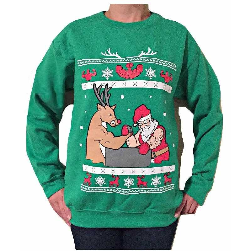 Christmas Tree ARM WRESTLING - Green