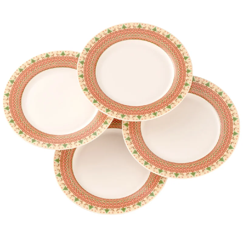 Christmas Handmade Decorations Aynsley Christmas Jumper Tea/Dessert Plates Set of 4