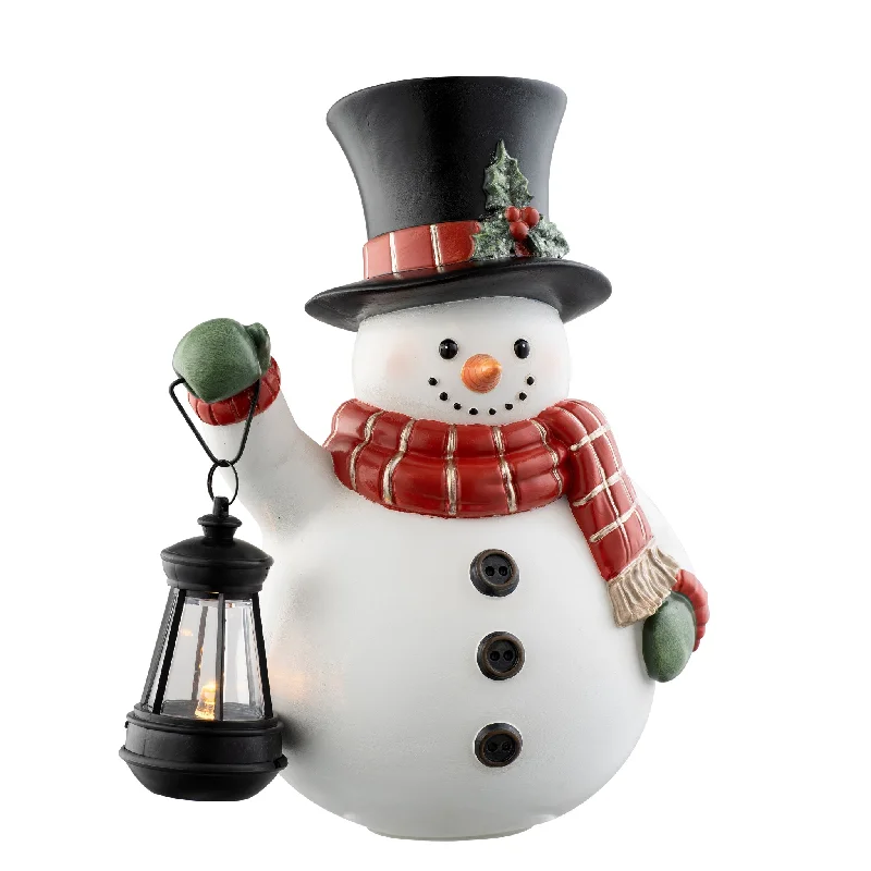 Christmas Eve Aynsley LED Snowman & Lantern