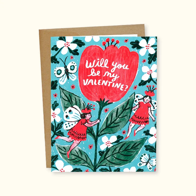 Christmas Home Decor Will You Be My Valentine? Greeting Card