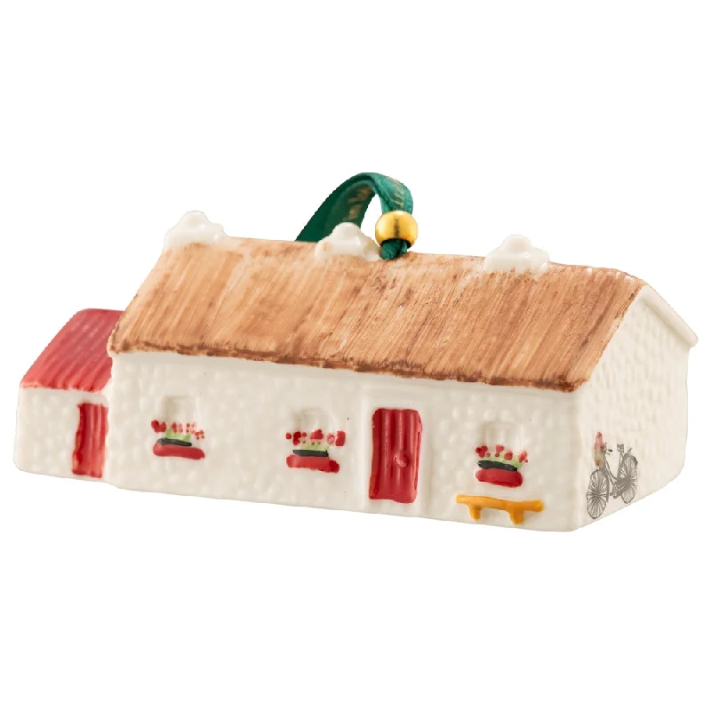 Christmas Snowy Pathways Belleek Classic Annual Ornament 2024 Keenaghan Cottage