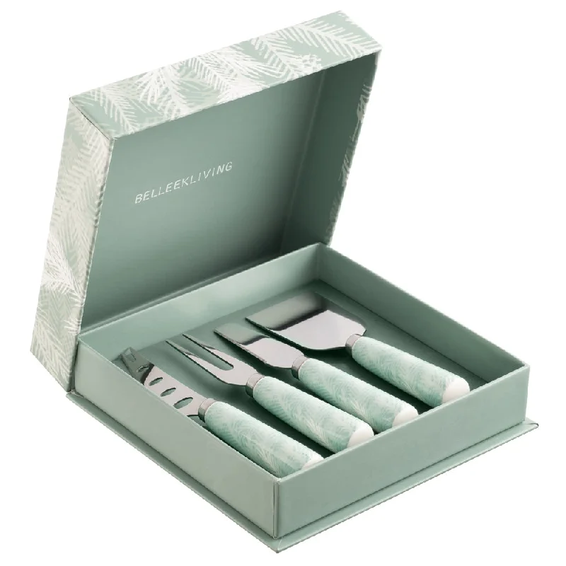 Christmas Tree Shopping Belleek Living Winter Spruce Cheese Knife Set