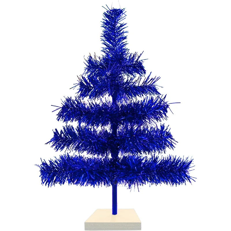 Christmas Garland Lights 蓝色金属丝圣诞树