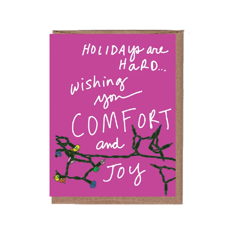 Christmas Gift Exchange Broken Lights Christmas Card - Boxed Set of 8