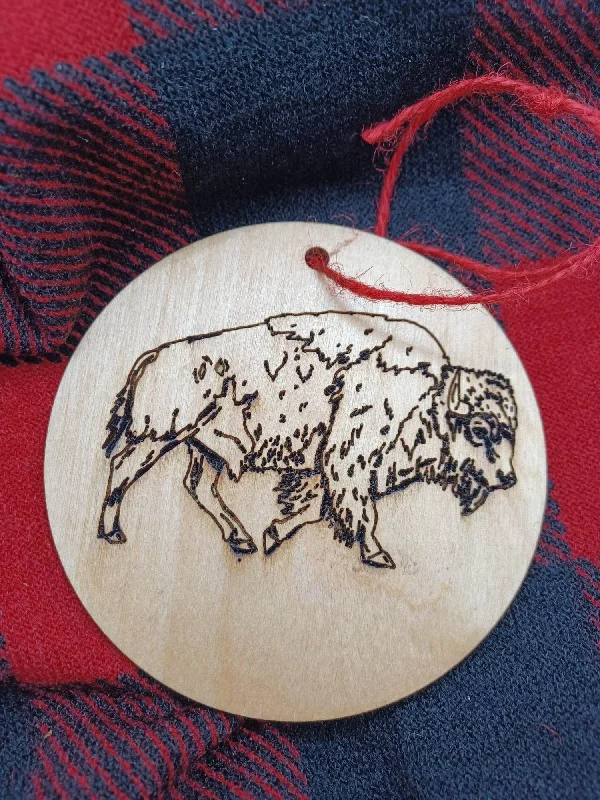 Holiday Fun Byson Wooden Ornament