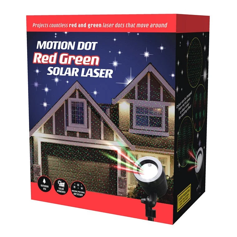 Christmas Ornaments Solar Laser w/ Motion Dots