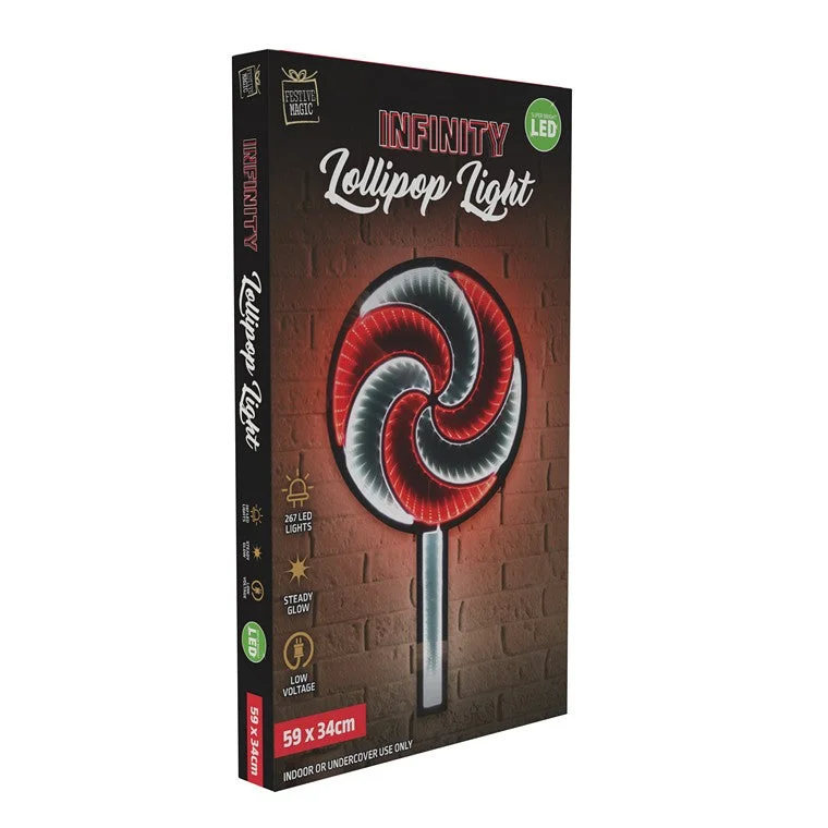 Christmas Baking Traditions LED Infinity Lollipop Light