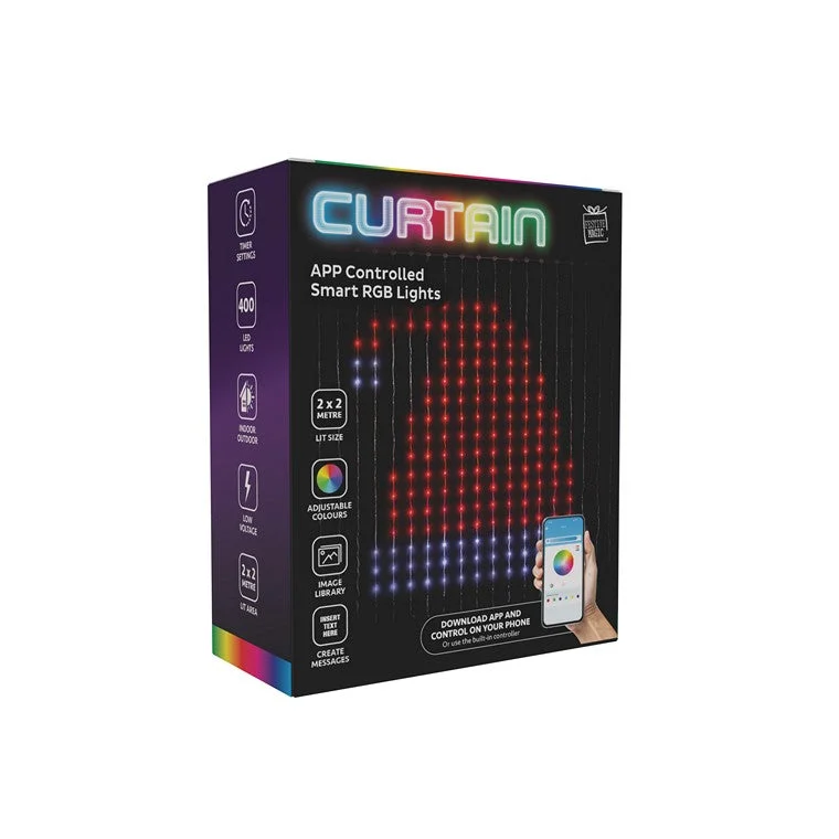 Christmas Themed Party LED App Curtain Light