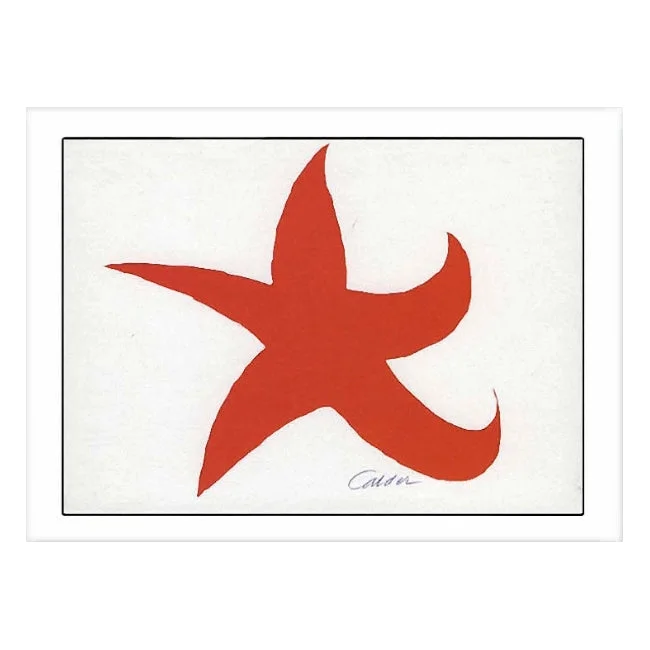 Christmas Snowy Pathways Calder Star Boxed Holiday Cards