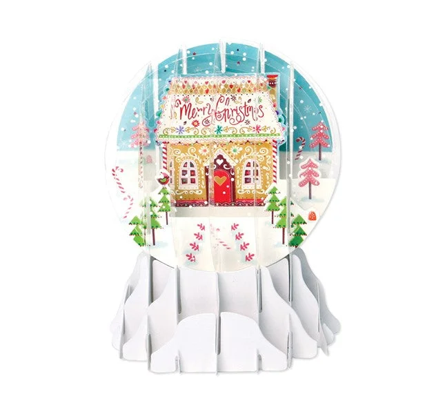 Christmas Traditions Snow Globe - Christmas Candy House