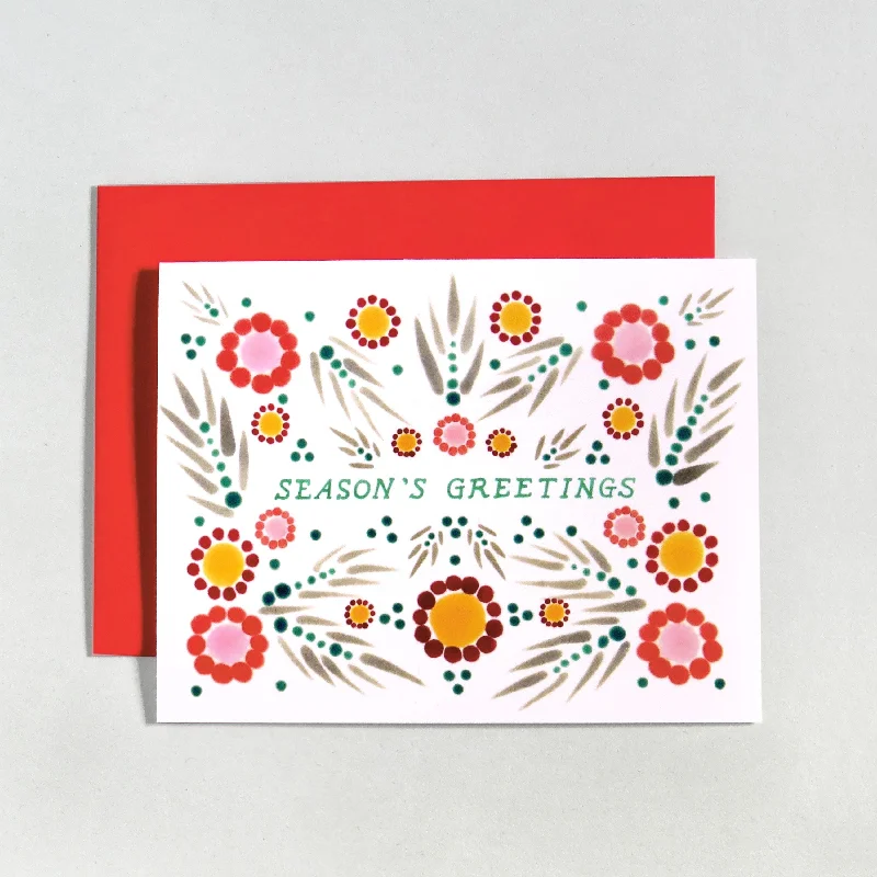 Christmas Decor Cards | Season's Greeting | 8 Cards