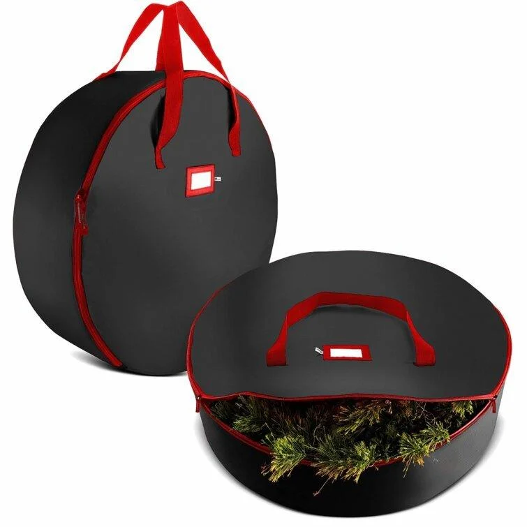 Christmas Party "Christmas 2 Piece Wreath Storage Set – Durable Tear-Proof Bags"