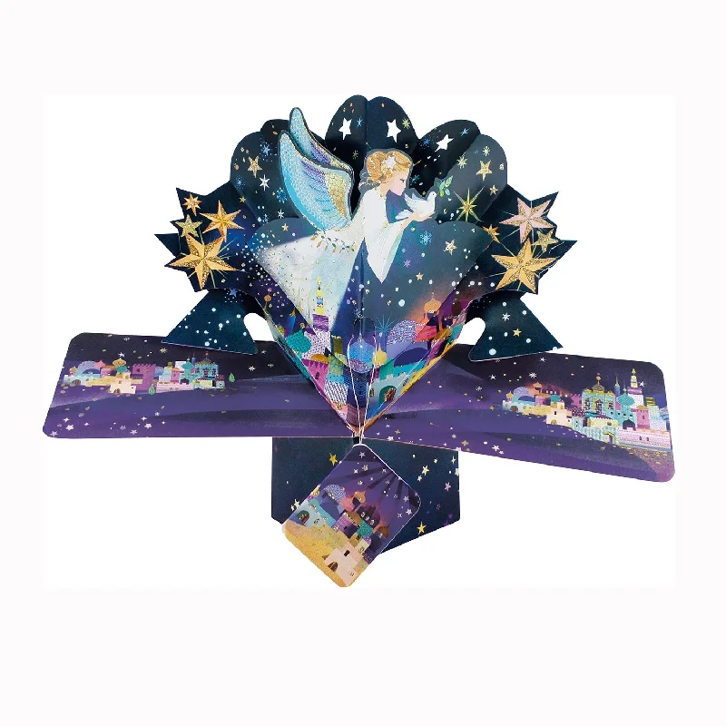Christmas Market Christmas Angel Pop-Up Card