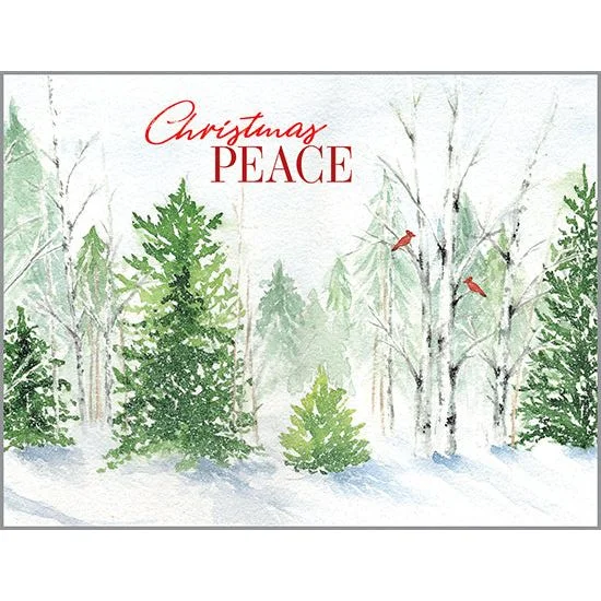 Christmas Gift Baskets Christmas card - Winter Forest