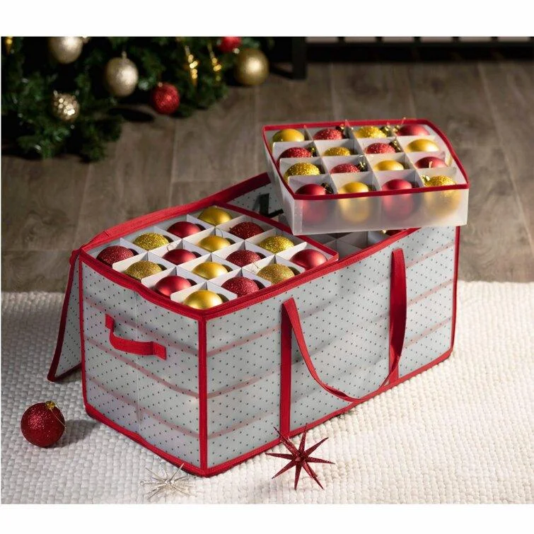 Christmas Tree Decorations Christmas Ornament Storage"Christmas Ornament Storage Box - Protect 128 Ornaments, Waterproof & Tear-Proof" Christmas Tree Decorations Christmas Ornament Storage"Christmas Ornament Storage Box - Protect 128 Ornaments, Waterproof & Tear-Proof"