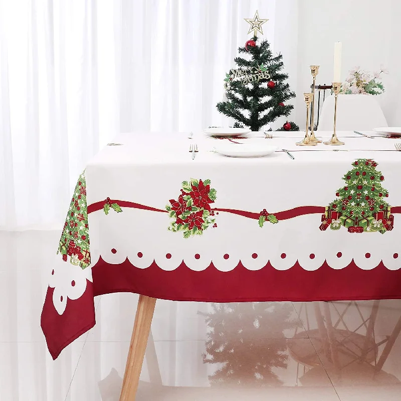 Cozy Christmas Christmas Tablecloths Home Decoration Style