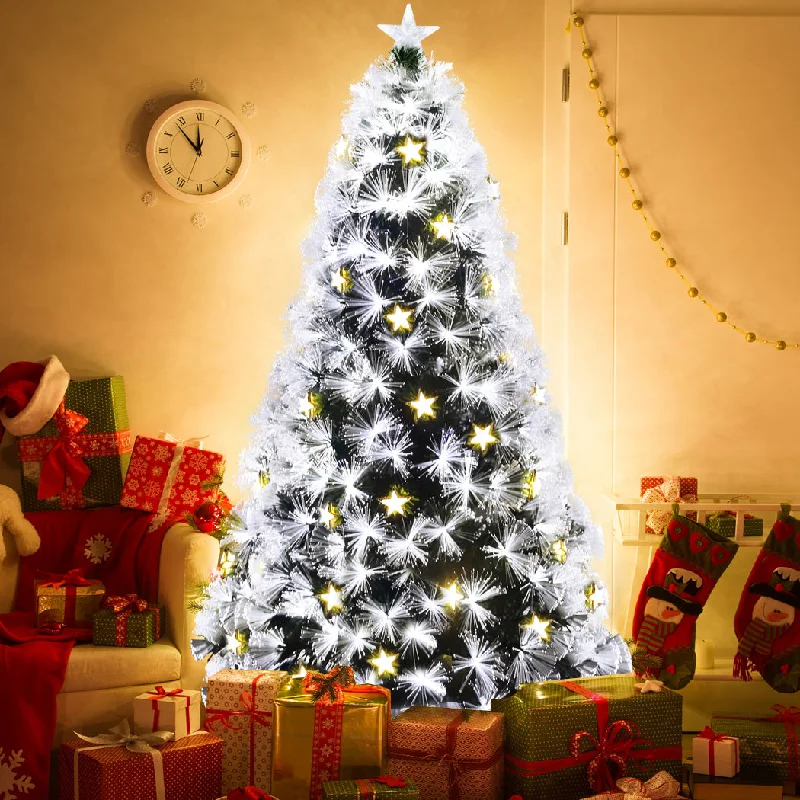 Christmas Cozy Ambience 7ft 2.1m 260 Tips Christmas Tree Xmas Decorations Fibre Optic Multicolour Lights Christmas Cozy Ambience 7ft 2.1m 260 Tips Christmas Tree Xmas Decorations Fibre Optic Multicolour Lights