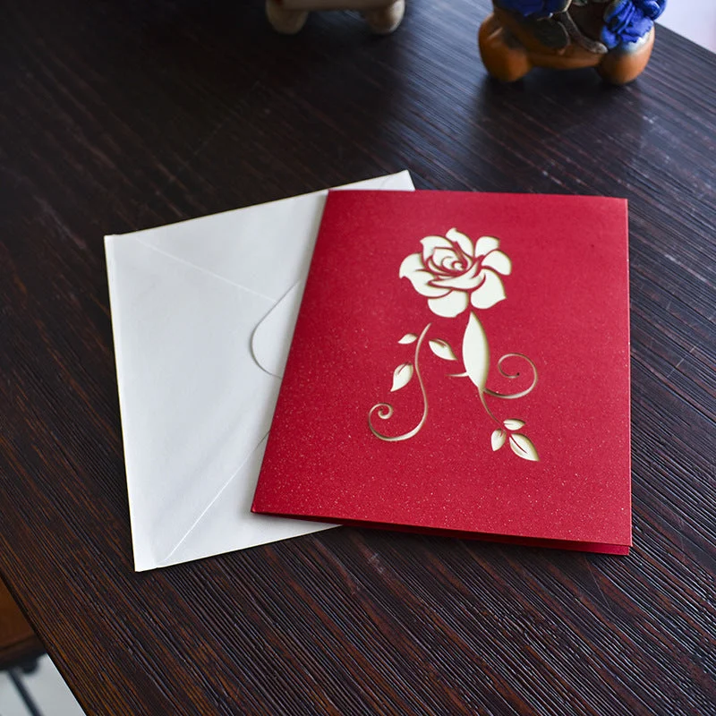 Festive Season Christmas Thanks giving Card 3D Greeting Card Holiday Blessing Card