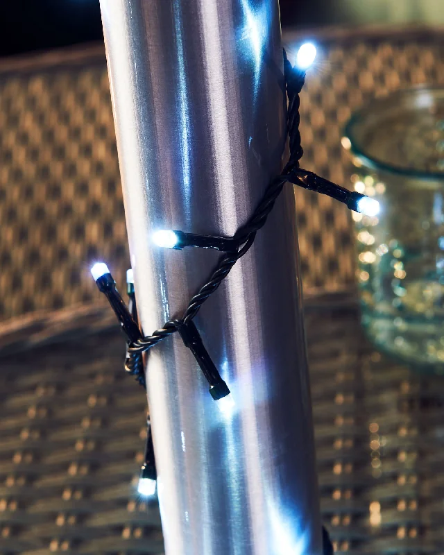 Christmas Gift Exchange Outdoor Multi-Function 360 LED Light String, Ice White