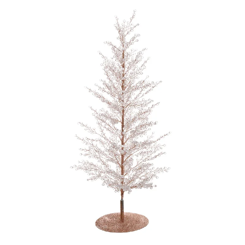 Christmas Red Stockings Diamond Sparkle Tree, 24"