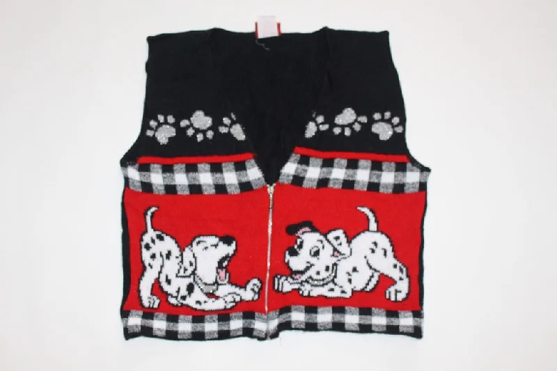 Christmas Gingerbread Dalmatian Dogs, X Small, Christmas sweater