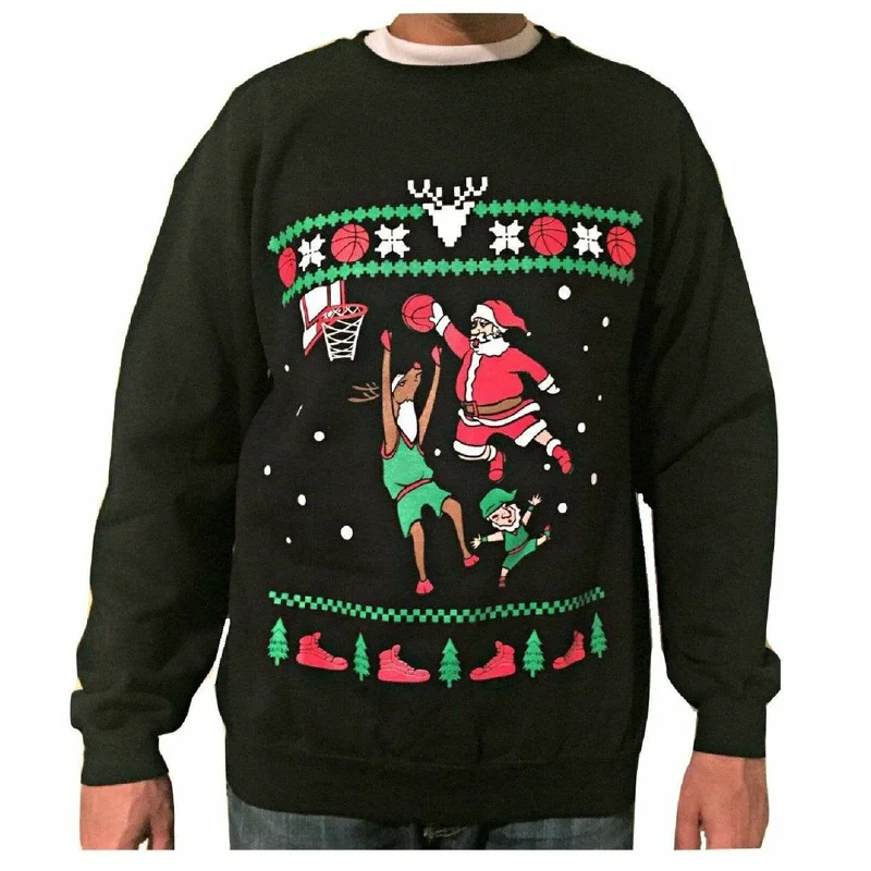 Christmas Holiday Stories DUNKING SANTA - Black