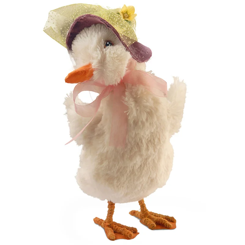 Christmas Red Stockings Female Fancy Duckling Table Decoration, Easter Collection, 12 Inches Christmas Red Stockings Female Fancy Duckling Table Decoration, Easter Collection, 12 Inches