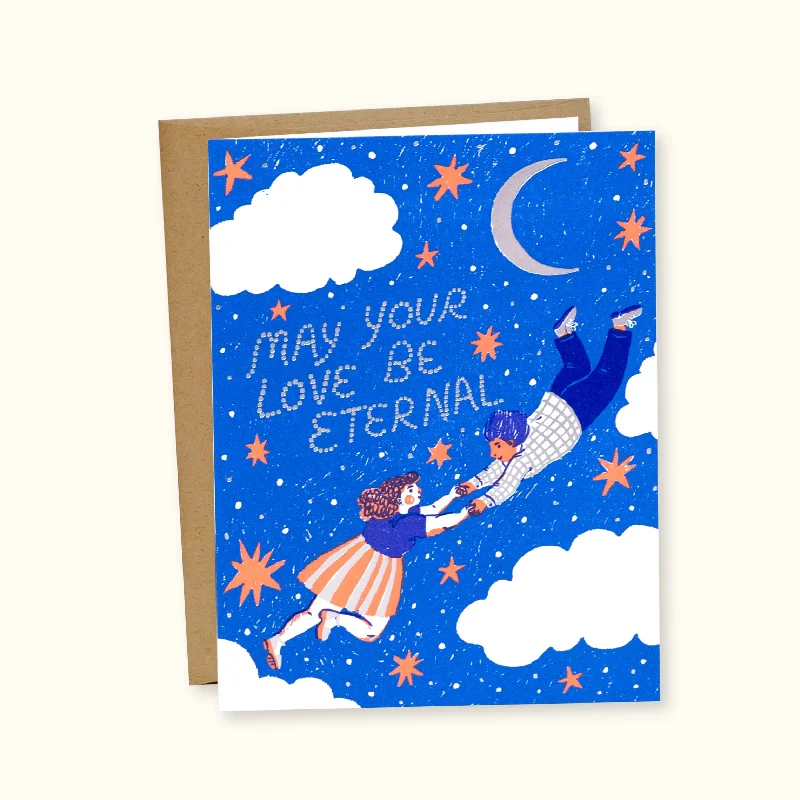 Christmas Tree Shopping Eternal Love Greeting Card