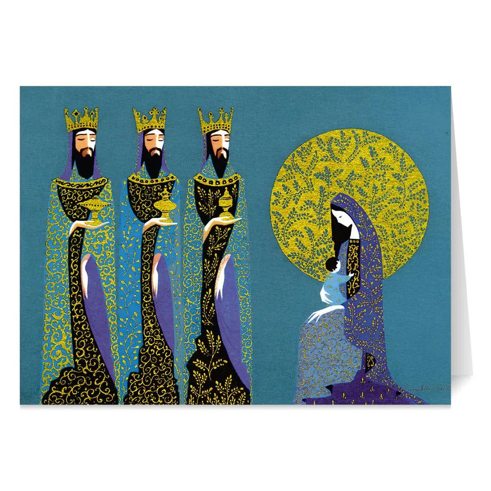 Christmas Sleigh Ride Eyvind Earle 'Three Wise Men' Boxed Holiday Cards