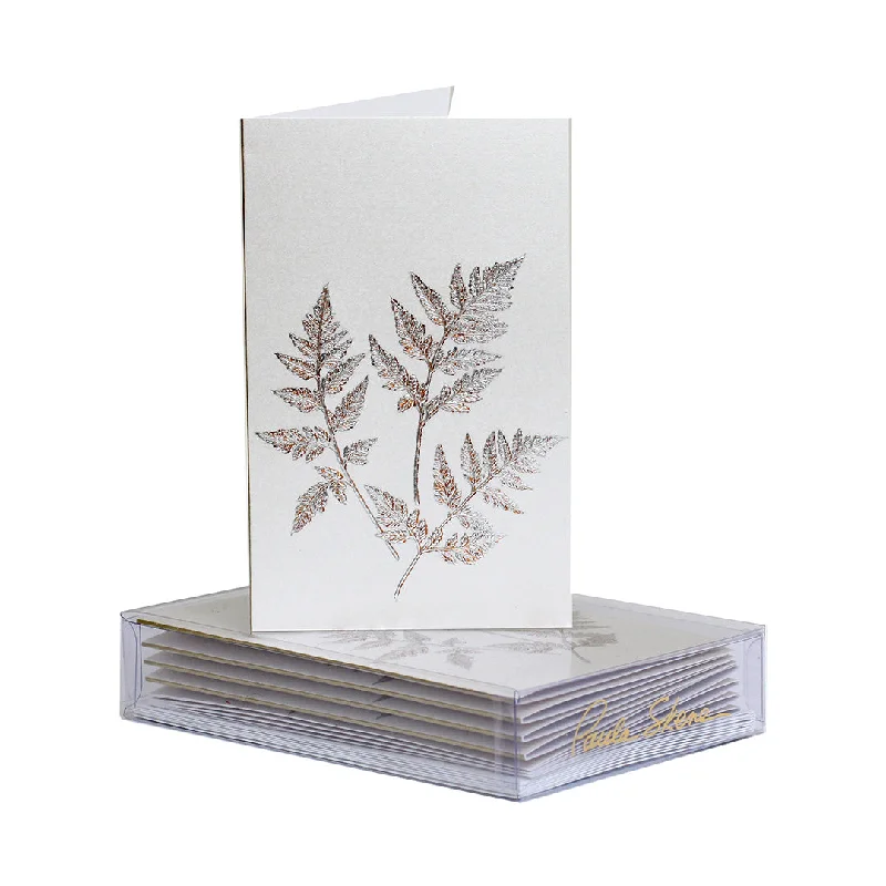Christmas Stocking Stuffers Fern Trio Mini Note Cards, Set of 8