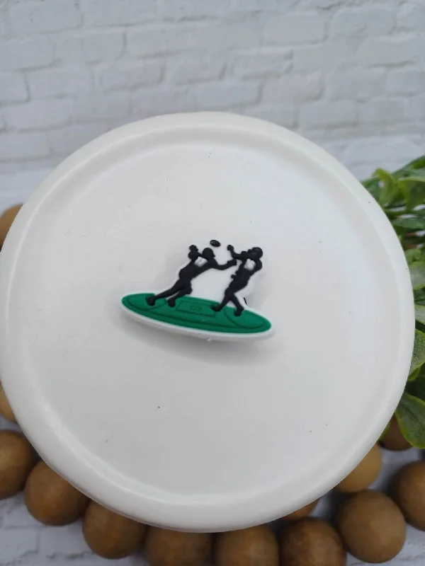 Christmas Winter Nights Football Shoe Charm Accessory