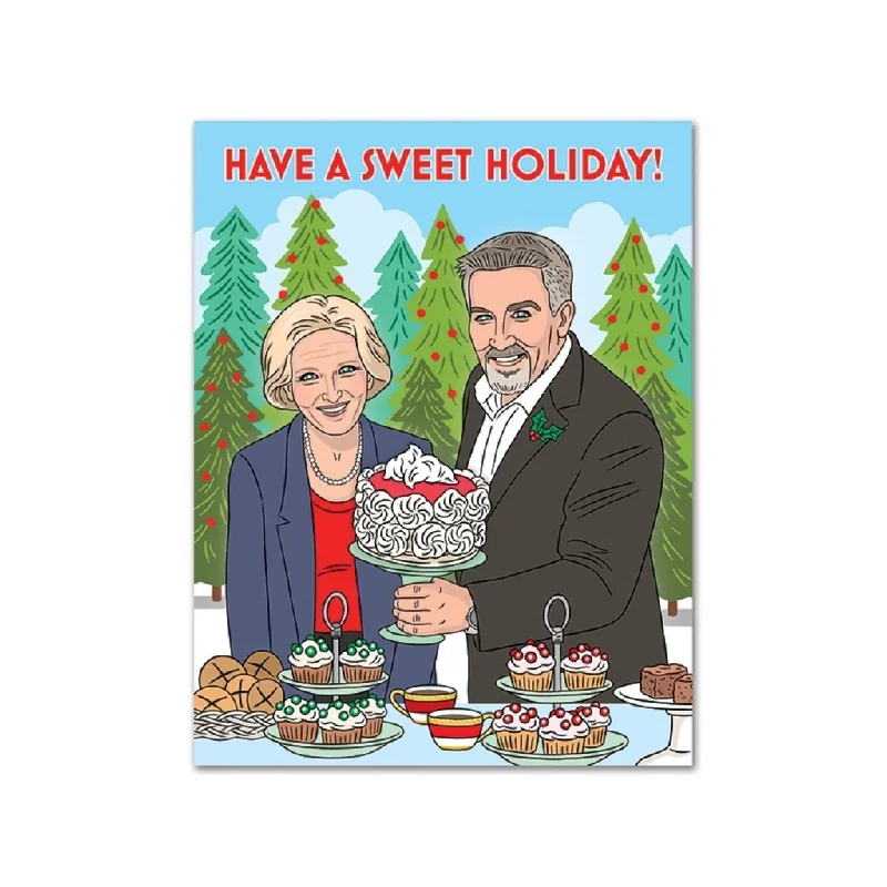 Christmas Gingerbread House Have A Sweet Holiday Bake Off Holiday Card
